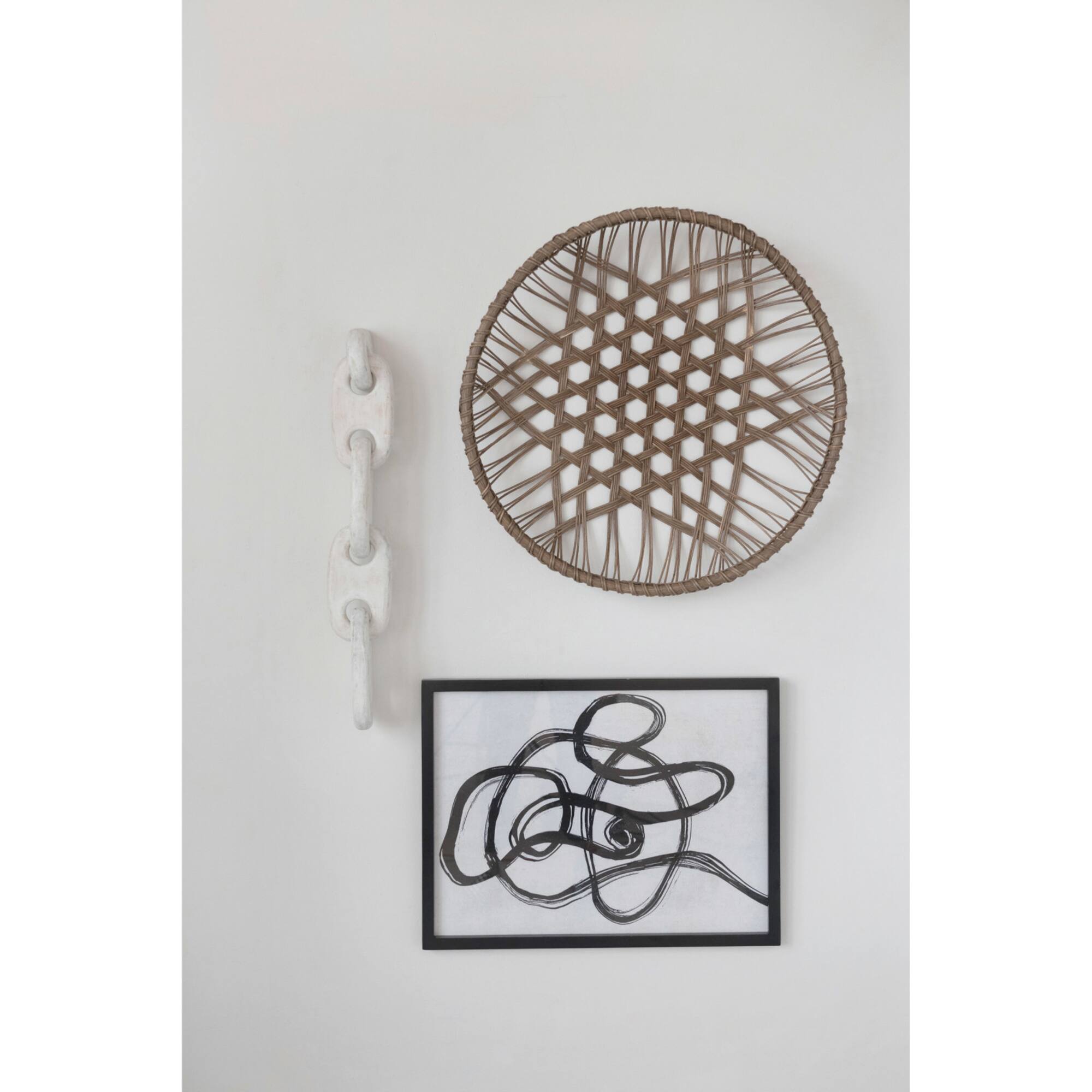 Hello Honey® Mango Wood Chain Wall Décor